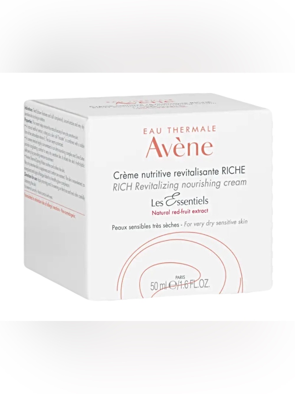 🆕 Rich Revitalizing Nourishing Cream - White with Pale Peach Accents